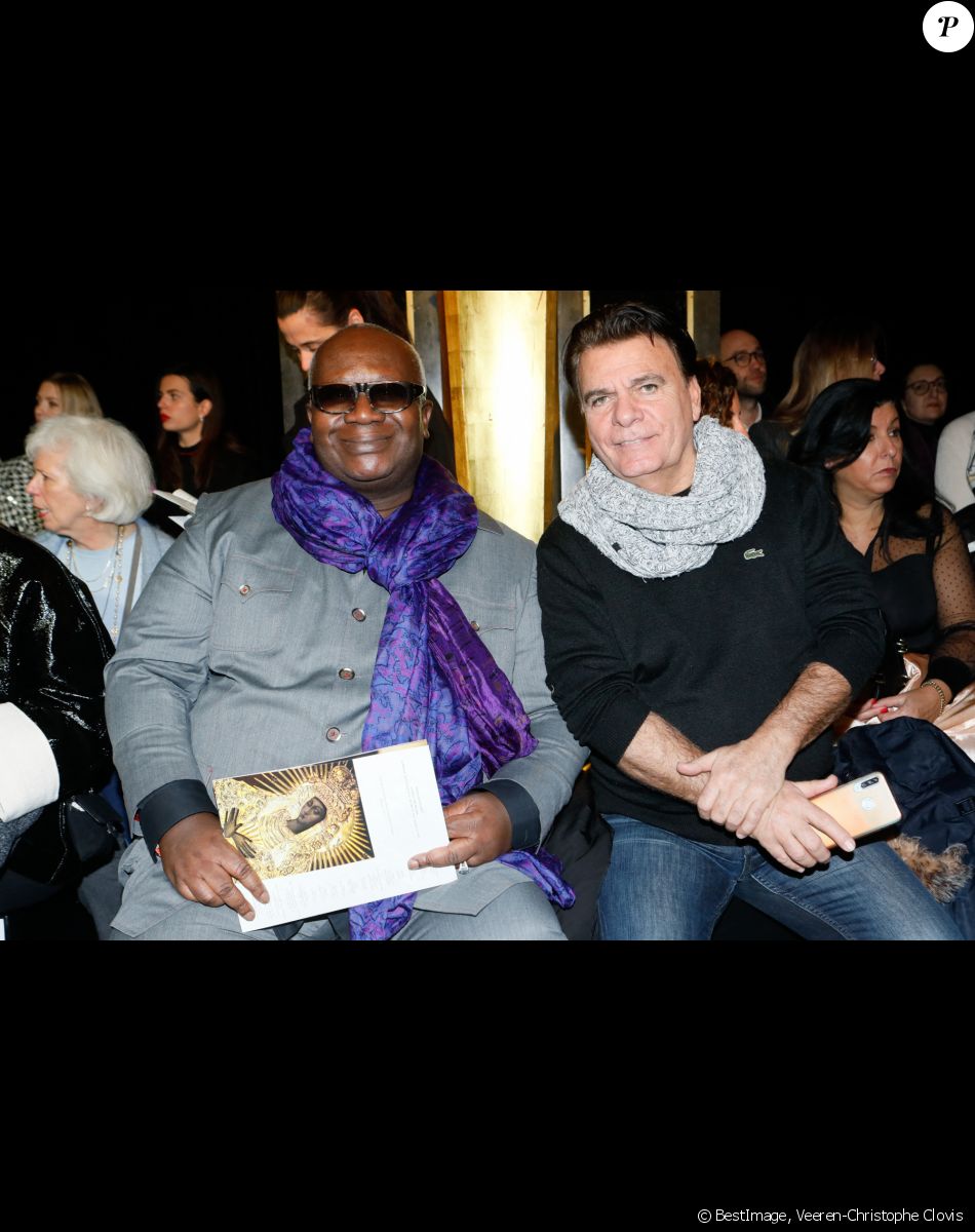 Magloire, Dominique Damien Rehel - People au défilé de mode Haute-Couture "Stéphane Rolland" au Théâtre de Chaillot lors de la fashion week à Paris. Le 24 janvier 2023 © Veeren-Christophe Clovis / Bestimage