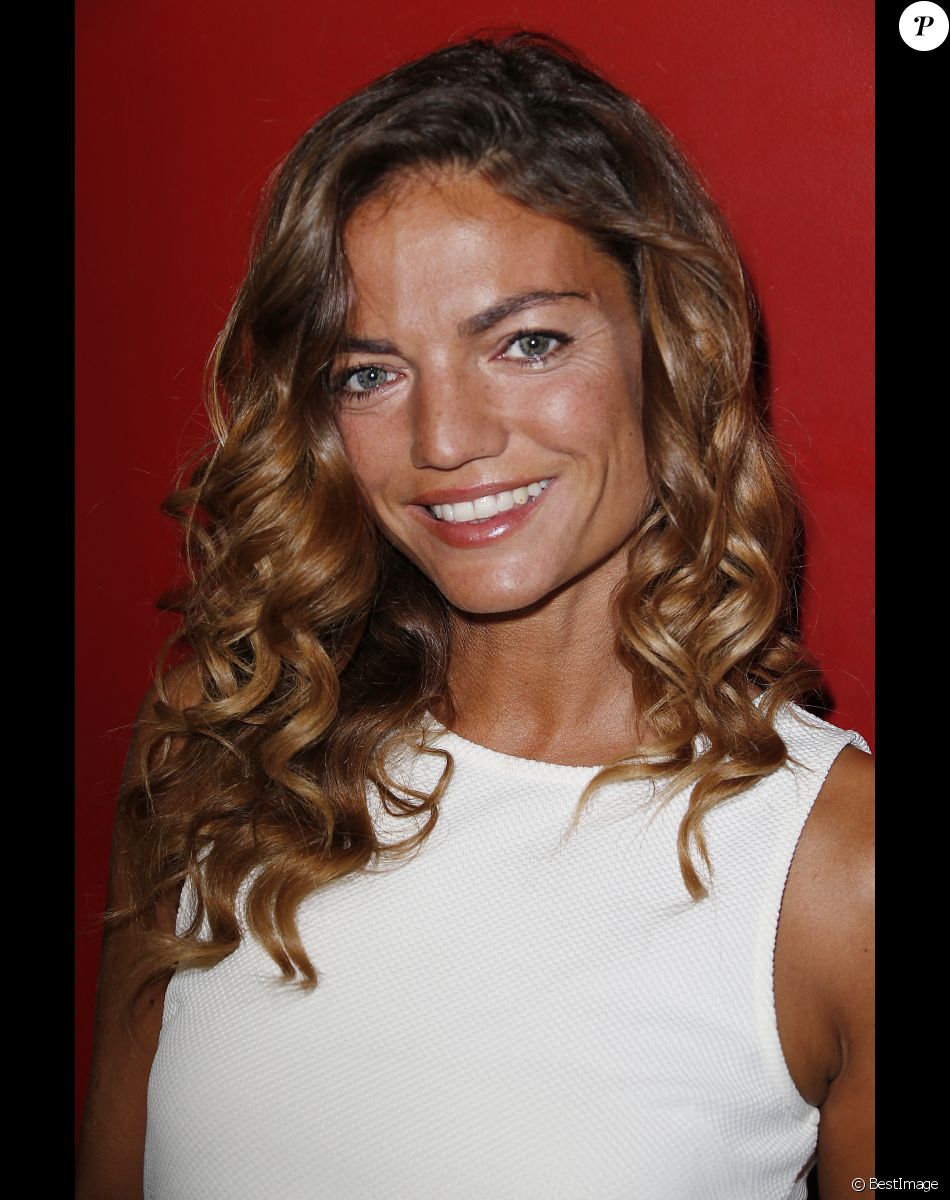 Francesca Antoniotti lors de la conférence de presse de rentrée de France Télévisions au Palais de Tokyo à Paris, le 26 août 2014.