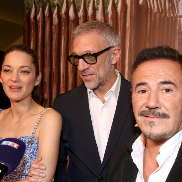 Exclusif - Marion Cotillard, Vincent Cassel et José Garcia - Première du film Astérix et Obélix "L'Empire du Milieu" au cinéma Le Grand Rex à Paris le 15 janvier 2023. © Bertrand Rindoff / Bestimage 