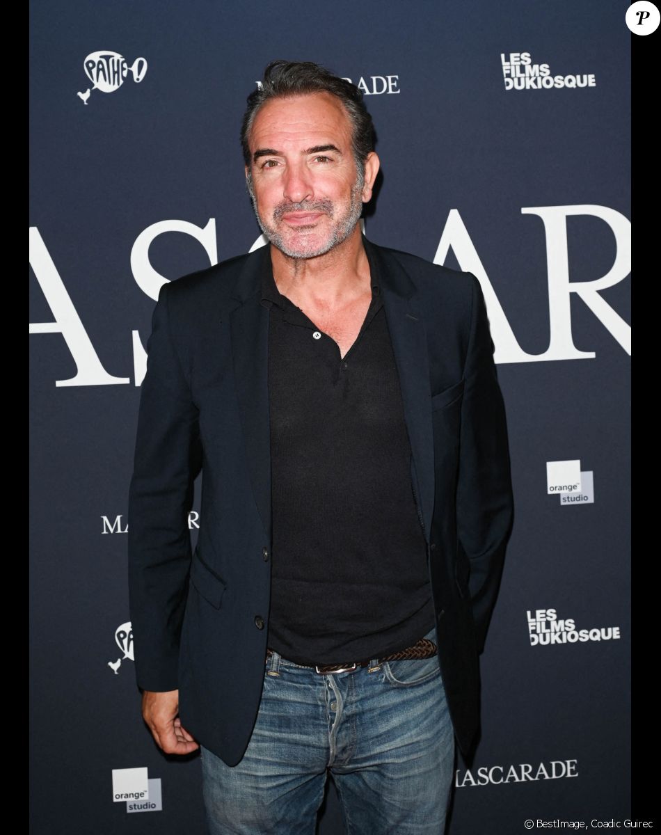 Jean Dujardin - Avant-première du film "Mascarade" au cinéma Pathé Wepler à Paris. © Coadic Guirec / Bestimage