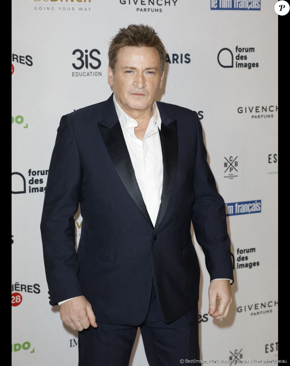 Benoit Magimel au photocall de la 28ème Cérémonie des Lumières de la presse internationale au Forum des Images à Paris le 16 janvier 2023. © Marc Ausset-Lacroix / Pierre Perusseau / Bestimage