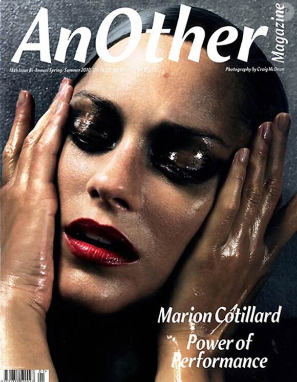 Marion Cotillard sublime en couverture de Another Magazine.