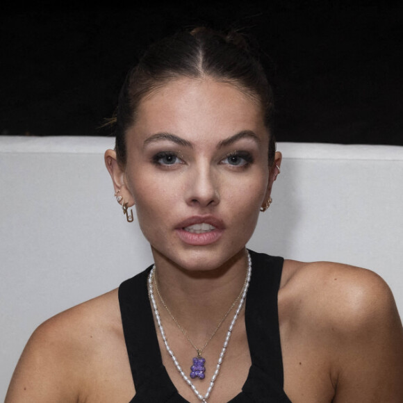 Exclusif - Thylane Blondeau lors de la soirée des 40 ans du bijoutier "APM Monaco" à la plage La Môme lors du 75ème Festival International du Film de Cannes le 21 mai 2022. © Jack Tribeca / Bestimage