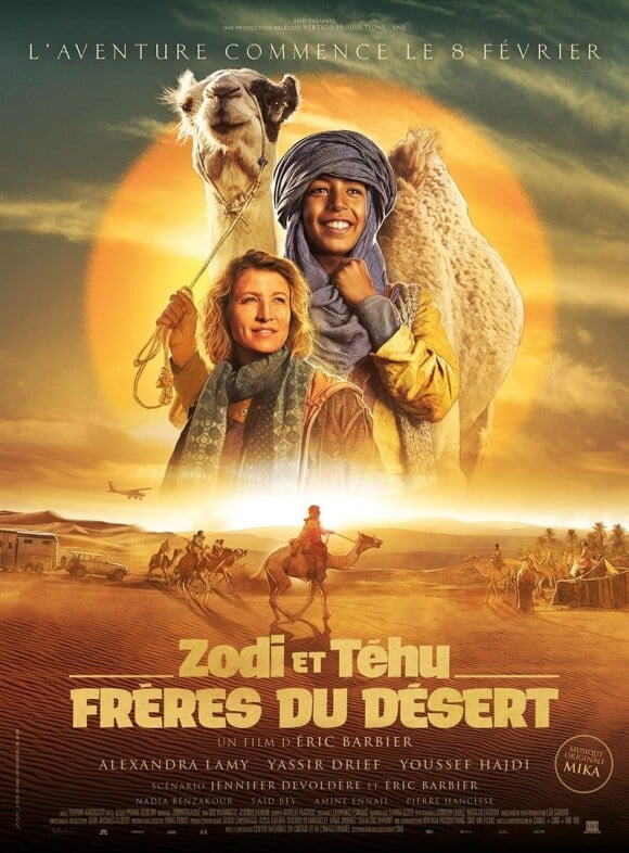 Affiche du film "Zodi et Téhu, frères du désert", d'Eric Barbier.