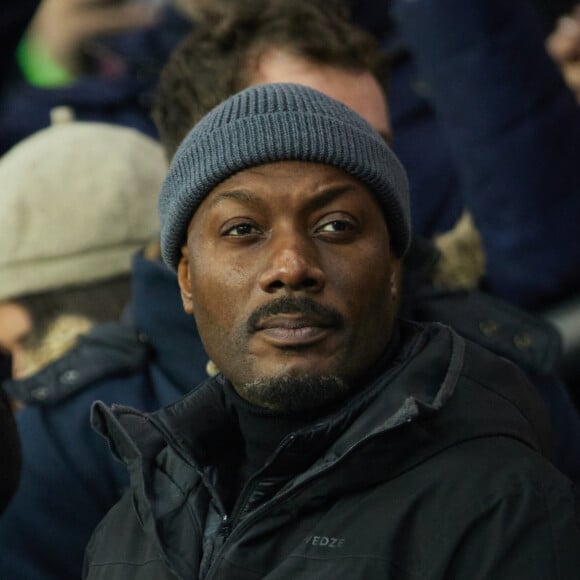 Harry Roselmack - People en tribunes du match de Ligue 1 Uber Eats "PSG contre Reims" (1-1) au Parc des Princes à Paris le 29 janvier 2023.