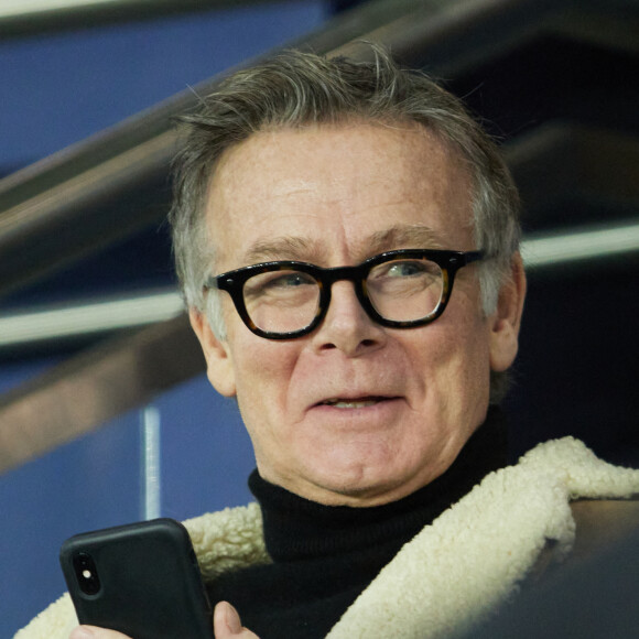 Franck Dubosc - People en tribunes du match de Ligue 1 Uber Eats "PSG contre Reims" (1-1) au Parc des Princes à Paris le 29 janvier 2023.