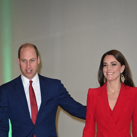 Le prince William, prince de Galles, et Catherine (Kate) Middleton, princesse de Galles, lors de la soirée "Shaping Us" en amont des BAFTA Awards 2023 à Londres, le 30 janvier 2023. 