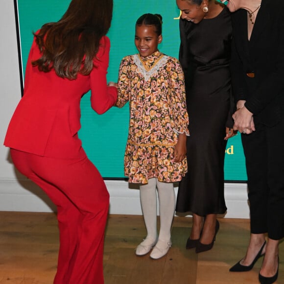 Le prince William, prince de Galles, et Catherine (Kate) Middleton, princesse de Galles, lors de la soirée "Shaping Us" en amont des BAFTA Awards 2023 à Londres, le 30 janvier 2023. 