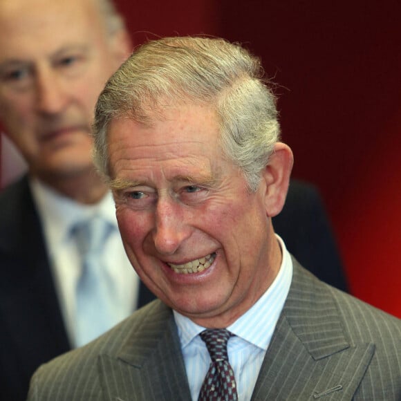 Le prince Charles visite la "Said Business School" a Oxford.