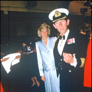 Lady Diana et le prince Charles en 1984