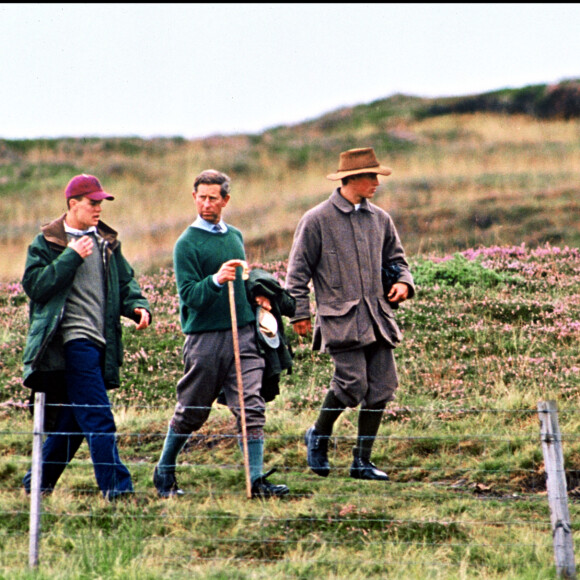 Le prince Charles et Peter Philips à Balmoral