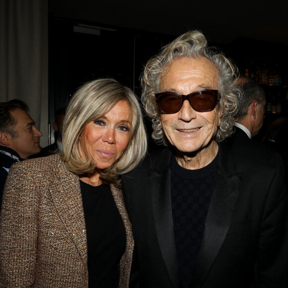 Exclusif - Brigitte Macron et Luc Plamondon - Générale de l'opéra-rock "Starmania" à la Seine Musicale de Boulogne-Billancourt, le 8 novembre 2022. © Dominique Jacovides-Coadic Guirec/Bestimage