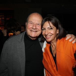 Exclusif - Marc Ladreit de Lacharrière et Anne Hidalgo - Générale de l'opéra-rock "Starmania" à la Seine Musicale de Boulogne-Billancourt, le 8 novembre 2022. © Dominique Jacovides-Coadic Guirec/Bestimage