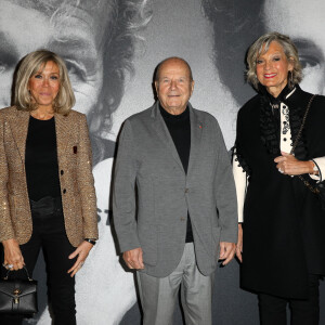 Exclusif - Brigitte Macron, Marc Ladreit de Lacharrière, Hélène Arnault - Générale de l'opéra-rock "Starmania" à la Seine Musicale de Boulogne-Billancourt, le 8 novembre 2022. © Dominique Jacovides-Coadic Guirec/Bestimage