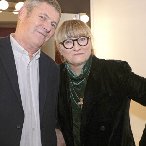 Exclusif - Portrait de Christine Bravo avec son mari Stéphane Bachot à Paris, le 16 janvier 2023. © Cédric Perrin/Bestimage