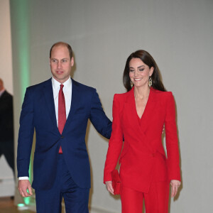 Le prince William, prince de Galles, et Catherine (Kate) Middleton, princesse de Galles, lors de la soirée "Shaping Us" en amont des BAFTA Awards 2023 à Londres, le 30 janvier 2023. 