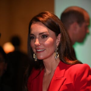 Le prince William, prince de Galles, et Catherine (Kate) Middleton, princesse de Galles, lors de la soirée "Shaping Us" en amont des BAFTA Awards 2023 à Londres, le 30 janvier 2023. 