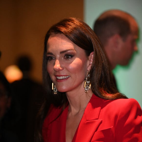 Le prince William, prince de Galles, et Catherine (Kate) Middleton, princesse de Galles, lors de la soirée "Shaping Us" en amont des BAFTA Awards 2023 à Londres, le 30 janvier 2023. 