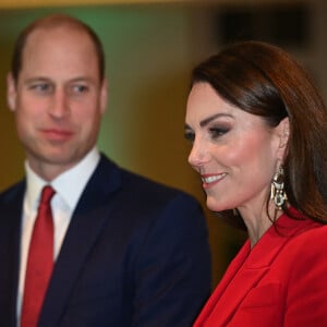 Le prince William, prince de Galles, et Catherine (Kate) Middleton, princesse de Galles, lors de la soirée "Shaping Us" en amont des BAFTA Awards 2023 à Londres. 