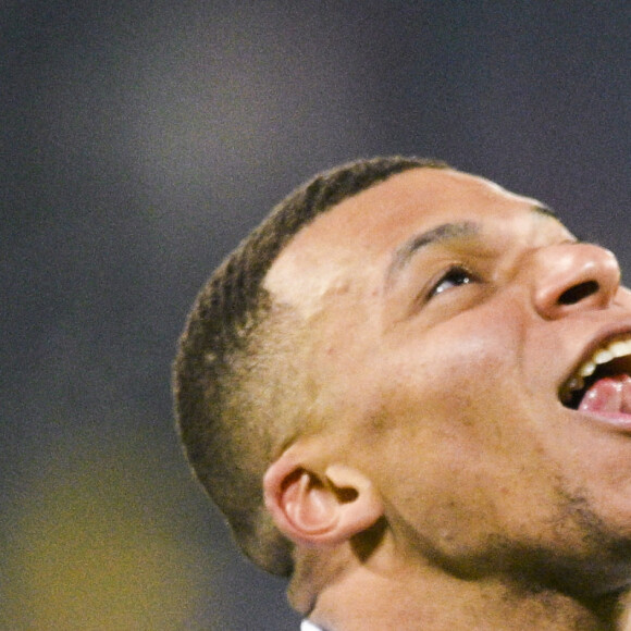 Kylian Mbappe (PSG) - Match de 16ème de finale de la Coupe de France 2023 "Pays de Cassel - PSG (0-7)" au stade Bollaert-Delelis à Lens, le 23 janvier 2023.