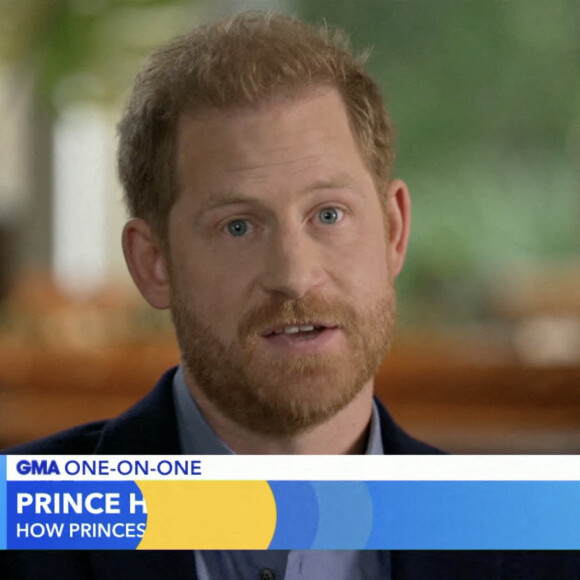 Images de l'émission "Good Morning America" avec le prince Harry. © JLPPA/Bestimage