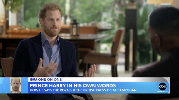 Images de l'émission "Good Morning America" avec le prince Harry. © JLPPA/Bestimage 