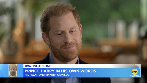 Images de l'émission "Good Morning America" avec le prince Harry. © JLPPA/Bestimage 