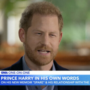 Images de l'émission "Good Morning America" avec le prince Harry. © JLPPA/Bestimage 