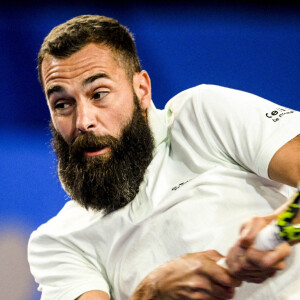 Benoît Paire lors du 13ème Open Sud de France à Montpellier le 5 février 2023.