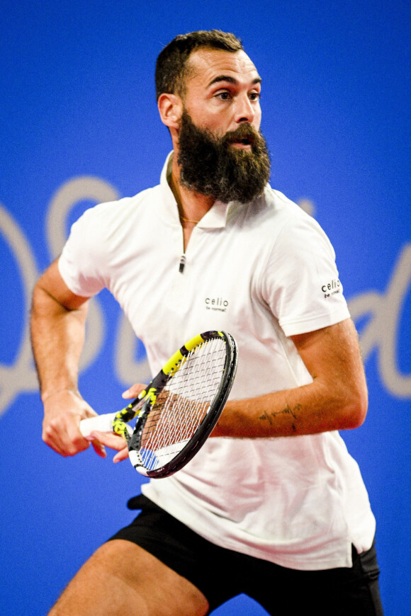 Benoît Paire lors du 13ème Open Sud de France à Montpellier le 5 février 2023.