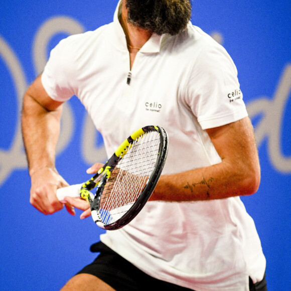 Benoît Paire lors du 13ème Open Sud de France à Montpellier le 5 février 2023.