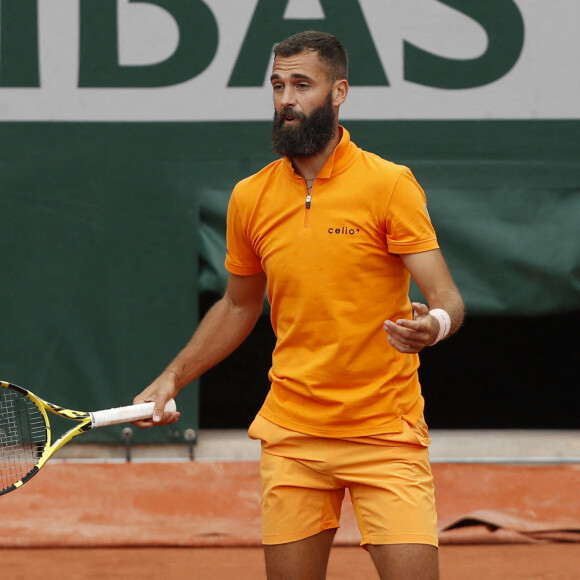 Benoit Paire (FRA) lors du premier tour simple messieurs (jour 3) des Internationaux de France de tennis de Roland Garros à Paris, France, le 24 mai 2022. © Michael Baucher/Panoramic/Bestimage