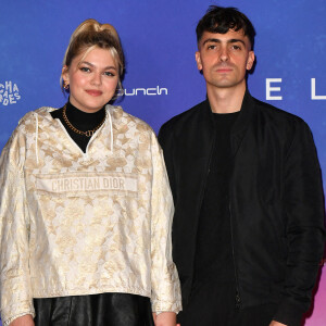 Louane et son compagnon Florian Rossi - Avant Première de " Belle " film animé japonais au Grand Rex à Paris. © Veeren / Bestimage