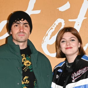 Florian Rossi et sa compagne Louane Emera - Avant-première du film "Cet été-là" au cinéma Pathé Wepler à Paris © Coadic Guirec/Bestimage