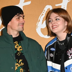 Florian Rossi et sa compagne Louane Emera - Avant-première du film "Cet été-là" au cinéma Pathé Wepler à Paris. © Coadic Guirec/Bestimage