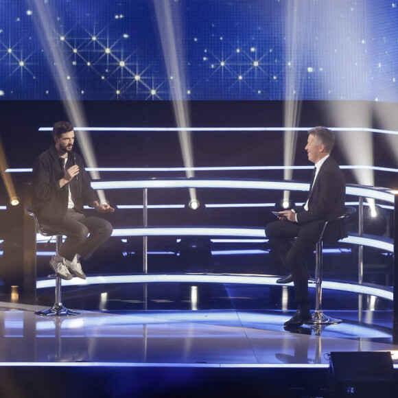 Exclusif - Marc-Antoine Le Bret, Jean-Luc Lemoine - Enregistrement de l'émission "Le Grand Show de l'Humour : quels sont vos humoristes préférés en 2023 ?", diffusée le 11 février sur France 3. © Jack Tribeca / Bestimage