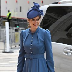 La princesse Beatrice d'York - Les membres de la famille royale et les invités lors de la messe célébrée à la cathédrale Saint-Paul de Londres, dans le cadre du jubilé de platine (70 ans de règne) de la reine Elisabeth II d'Angleterre. Londres, le 3 juin 2022.