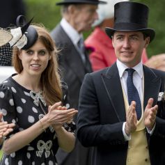 La princesse Beatrice d'York et son mari Edoardo Mapelli Mozzi lors du cinquième et dernier jour de la Royal Ascot 2022 à l'hippodrome d'Ascot, Berkshire, Royaume Uni, le 18 juin 2022.
