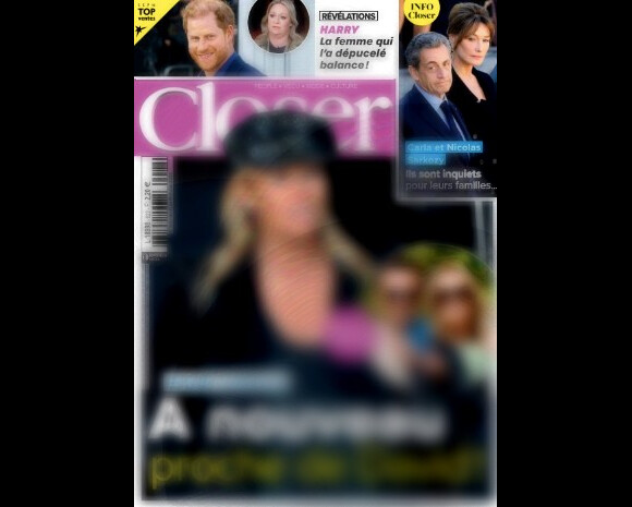 Couverture du magazine "Closer" du vendredi 10 février 2023