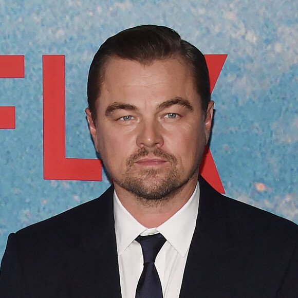 Leonardo DiCaprio - Les célébrités arrivent à la première de "Don't Look Up" (Netflix) à New York, le 5 décembre 2021.