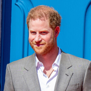Le prince Harry, duc de Sussex et Meghan Markle, duchesse de Sussex, arrivent à l'hôtel de ville pour l'événement Invictus Games Dusseldorf 2023 One Year to Go, à Düsseldorf, Allemagne. 