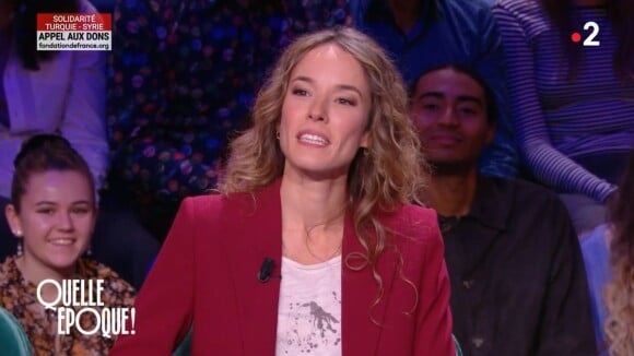 Elodie Fontan dans "Quelle époque!" sur France 2 le 11 février 2023.