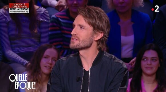 Philippe Lacheau dans "Quelle époque!" sur France 2 le 11 février 2023.