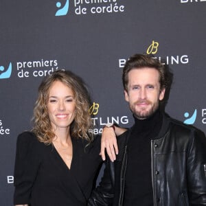 Exclusif - Elodie Fontan et son compagnon Philippe Lacheau - Dîner de charité Breitling à la Samaritaine pour l'association "Premiers de Cordée" à Paris le 14 novembre 2022. L'associationPremiers de Cordée propose des animations sportives auprès des enfants hospitalisés. ADN de l'association depuis sa création, ce programme comprend de nombreuses actions pour initier un maximum d'enfants malades et/ou en situation de handicap à la pratique sportive. © Rachid Bellak/Bestimage 