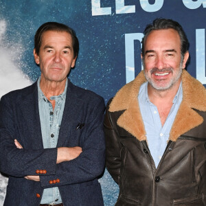 Jean-Albert Lièvre et Jean Dujardin à la première du film "Les gardiennes de la planète" au cinéma Pathé Wepler à Paris, France, le 12 février 2023. © Coadic Guirec/Bestimage 