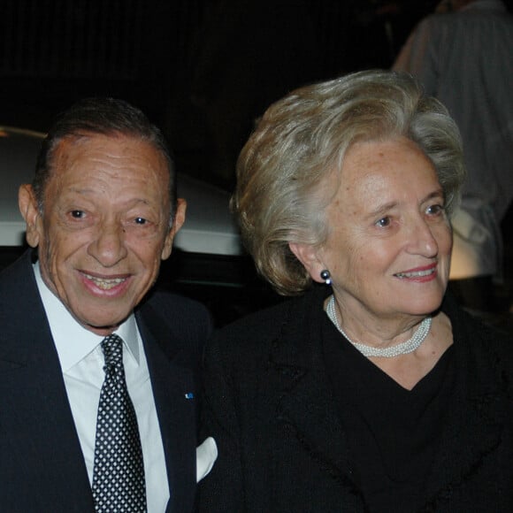 Henri Salvador et son épouse Catherine avec Bernadette Chirac à Paris en 2004