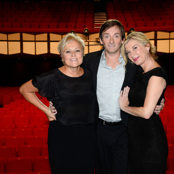 Exclusif - Muriel Robin, Pierre Palmade et Michèle Laroque - Filage de la pièce "Ils s'aiment depuis 20 ans" au théâtre de Champagne de Troyes. Le 31 août 2016 © Coadic Guirec / Bestimage 