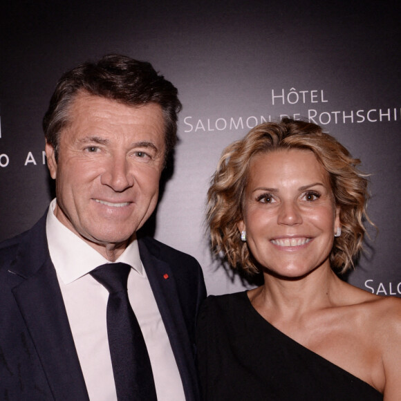 Exclusif - Christian Estrosi, le maire de Nice, et sa femme Laura Tenoudji Estrosi - Moma Group fête son 10ème anniversaire à l'hôtel Salomon de Rothschild à Paris le 5 septembre 2022. Promoteur d'un art de vivre à la française, le PDG de Moma Group promet de créer 40 nouvelles adresses à travers le monde en faisant rayonner ses concepts emblématiques que sont Café Pérouse, Noto, Casa Amour et Mimosa. © Rachid Bellak/Bestimage 