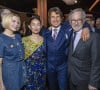 Michelle Williams, Hong Chau, Tom Cruise et Steven Spielberg au déjeuner des nominés de la 95ème cérémonie des Oscars à Beverly Hills. Los Angeles, le 13 février 2023.