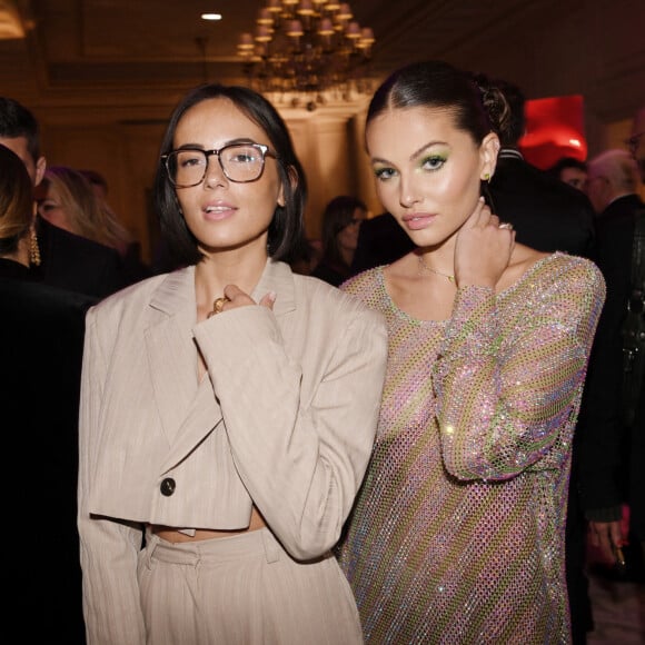 Agathe Auproux, Thylane Blondeau - Soirée du Grand Dîner "Trophée Forbes" au Four Seasons Hôtel George V Paris le 30 septembre 2022. © Coadic Guirec - Rachid Bellak / Bestimage 